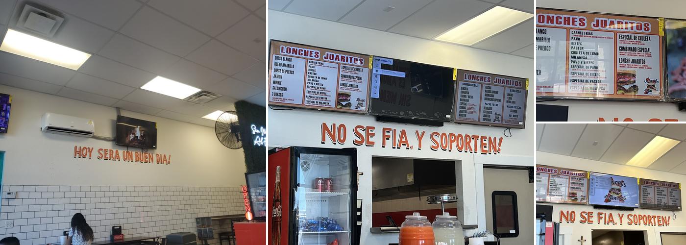 Lonches Juaritos Menu