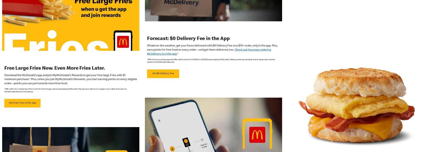 McDonald's Menu