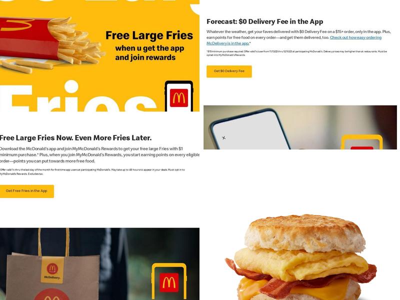 McDonald's Menu