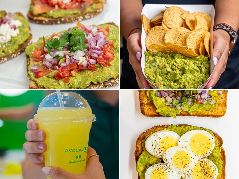 Avocados Food Menu