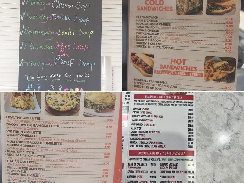 Division St Diner and Mexican Touch Menu