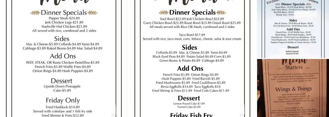 MarShell’s Menu