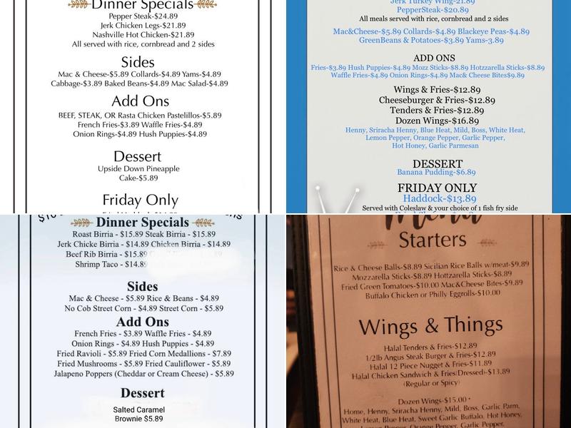 MarShell’s Menu