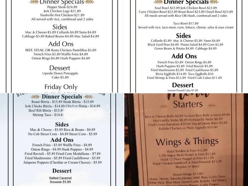 MarShell’s Menu