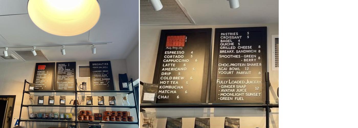 Coffee Box Menu