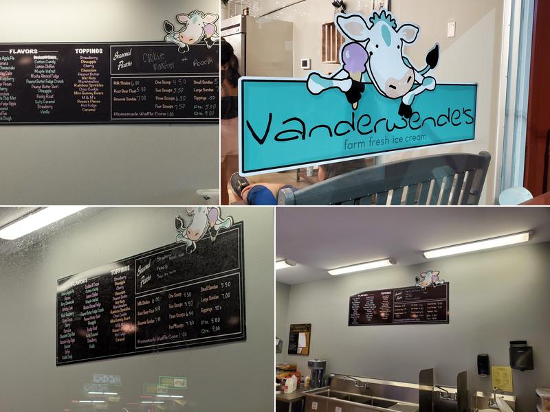 Vanderwendes at Fenwick Menu