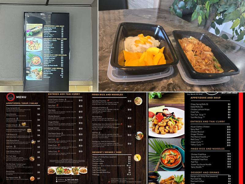 My Thai Place Menu
