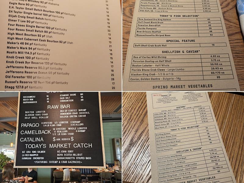 Buck & Rider Gilbert Menu