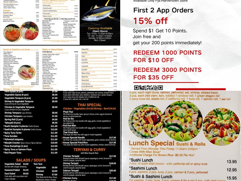 Vic's SuShi Havertown Menu