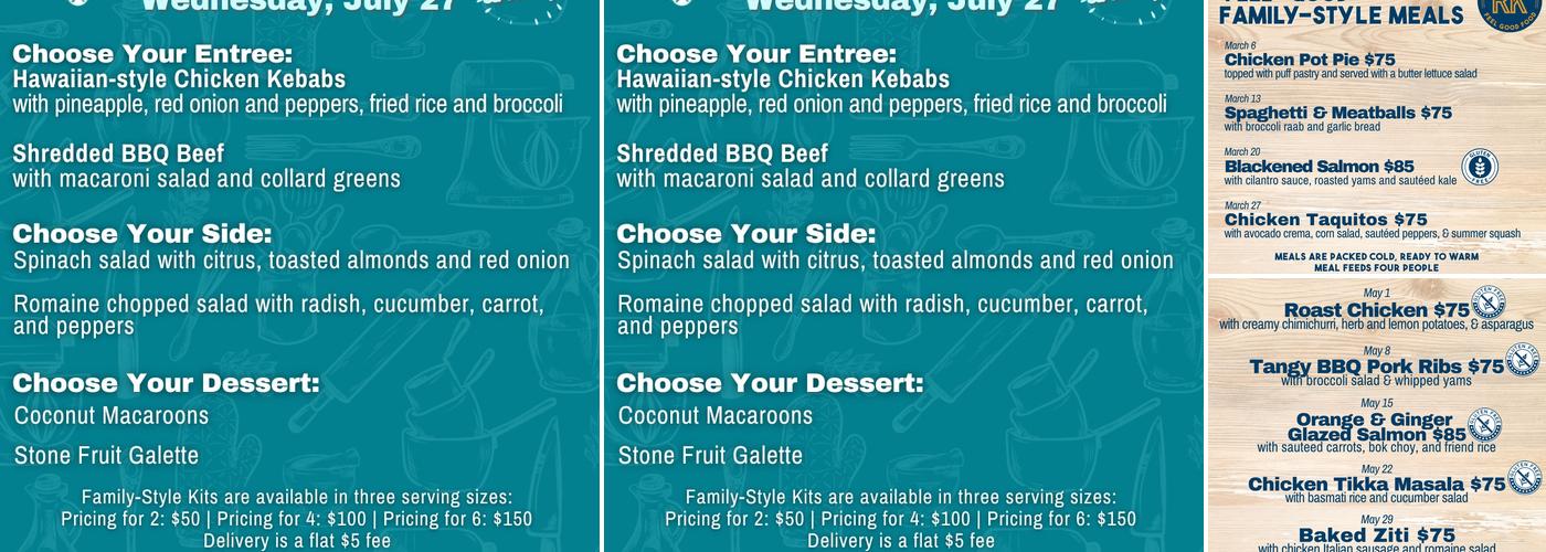 Rugile's Kitchen Menu