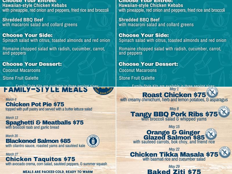 Rugile's Kitchen Menu