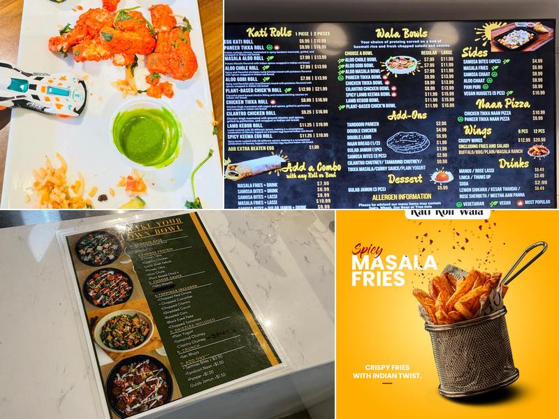 Kati Roll Wala Menu