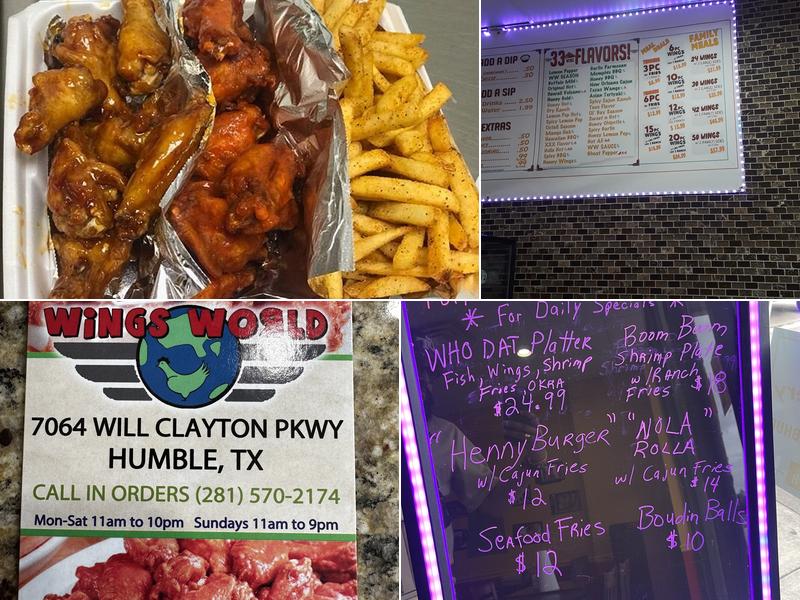 Wings World HTX Menu