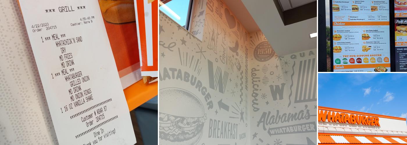 Whataburger Menu