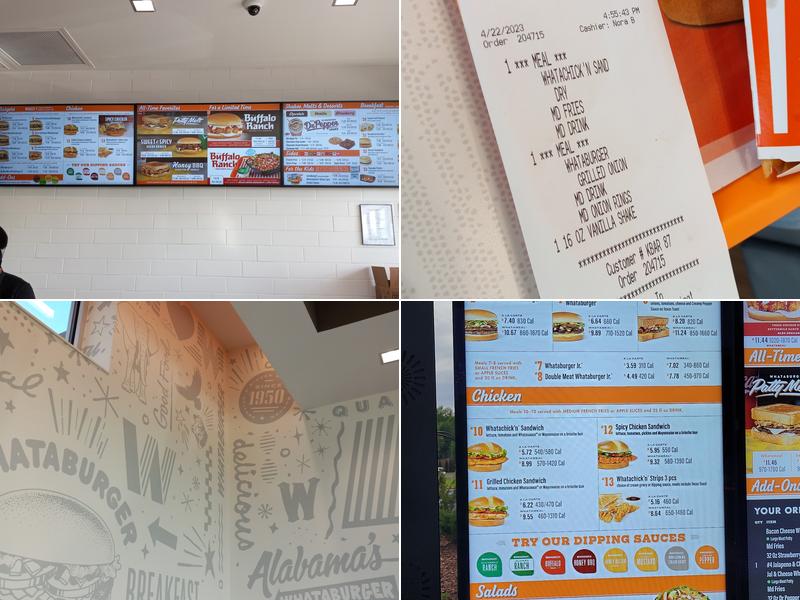 Whataburger Menu