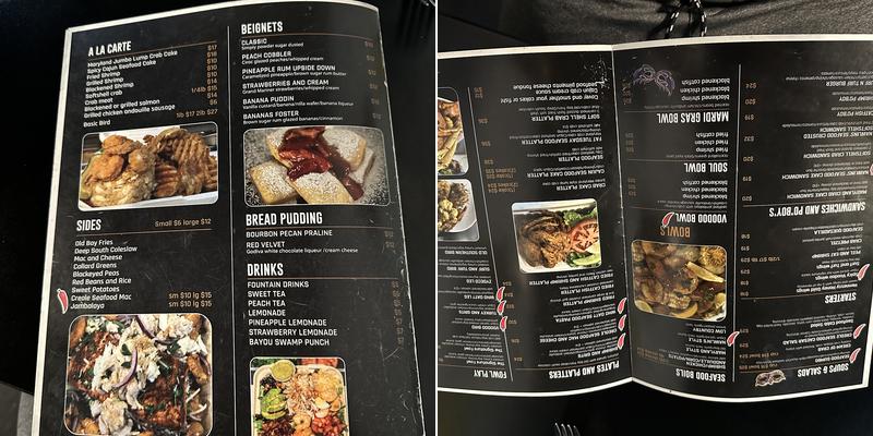 N&N Creole Soul Kitchen Menu