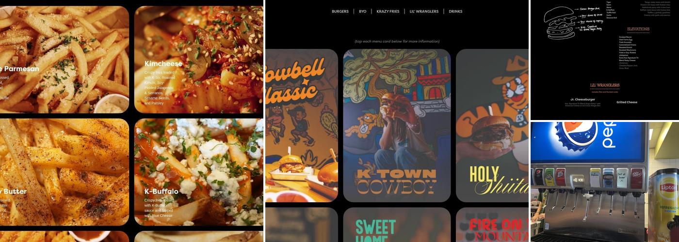 Kowbell Burger Menu