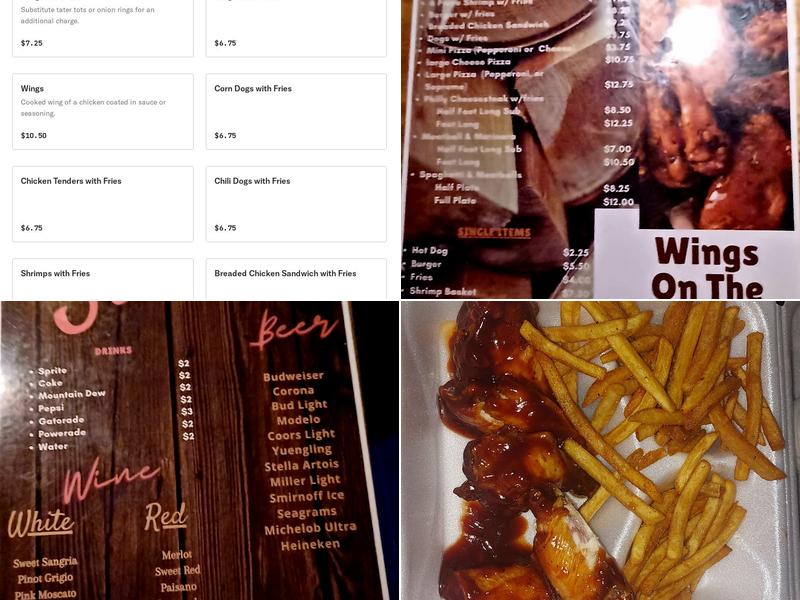 Sam's Pub and Lounge Menu