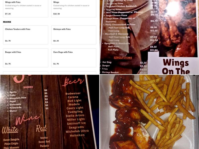 Sam's Pub and Lounge Menu