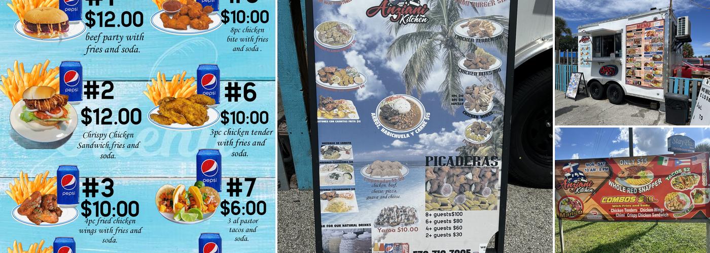 Anziani kitchen Menu