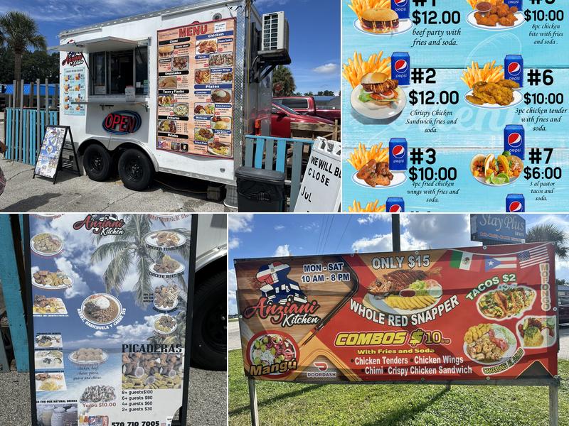 Anziani kitchen Menu