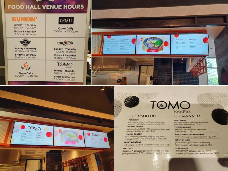 Tomo Noodles Menu