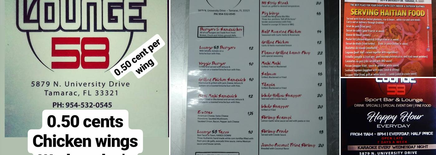 Pavillon restaurant & bar Menu