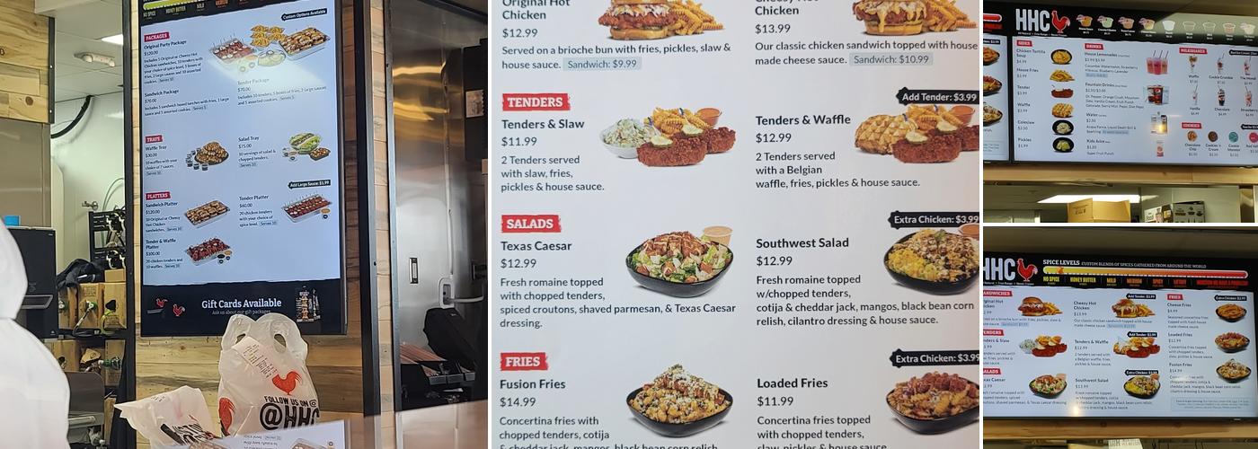 Houston TX Hot Chicken Menu