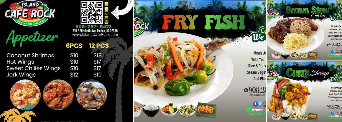 Island Cafe Rock Menu