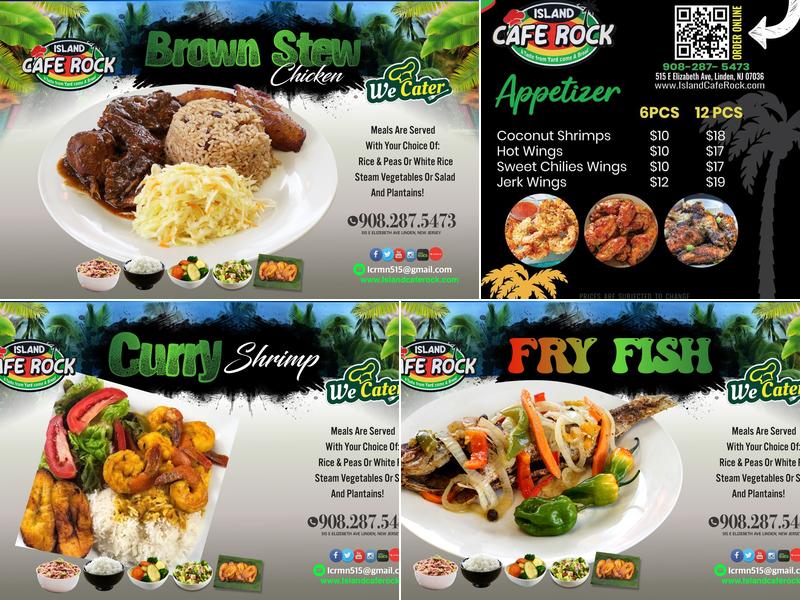 Island Cafe Rock Menu