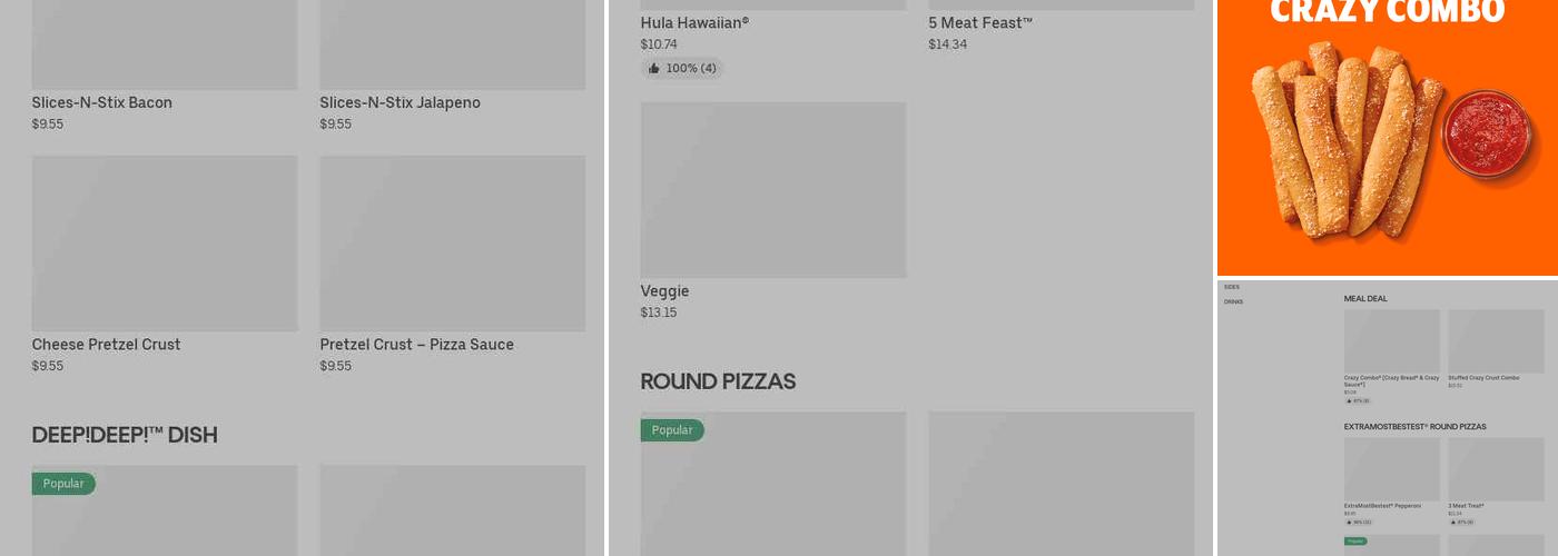 Little Caesars Pizza Menu