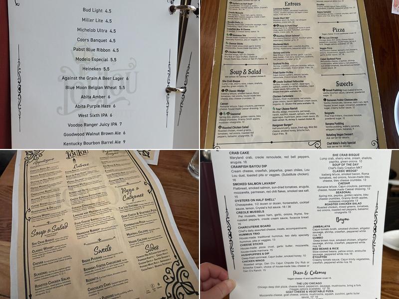 Lou Lou on Market Menu