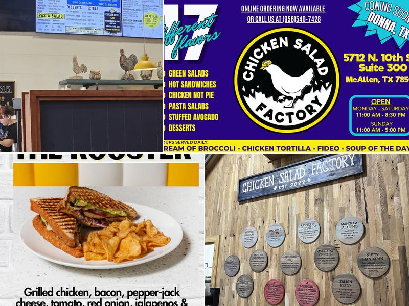 Chicken Salad Factory Menu