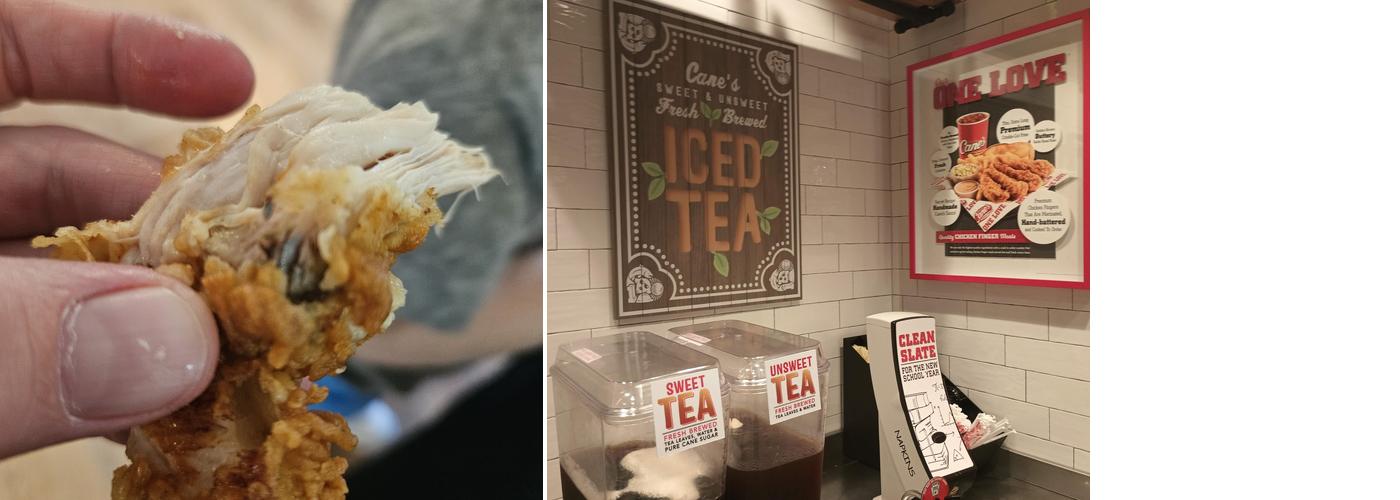 Raising Cane's Chicken Fingers Menu