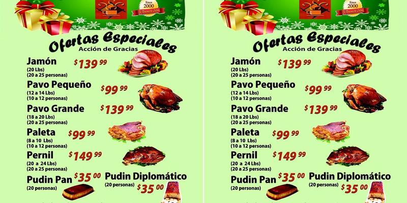 El Rinconcito Menu