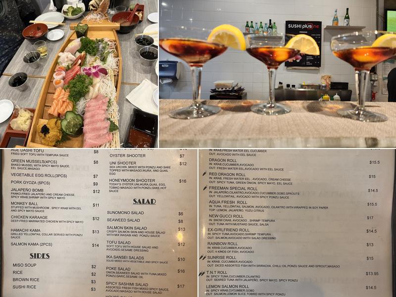 Sushi Plus One Menu