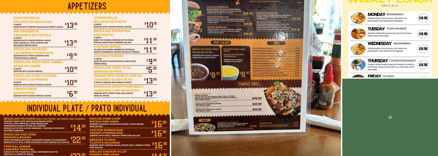 Boteco VIP Menu