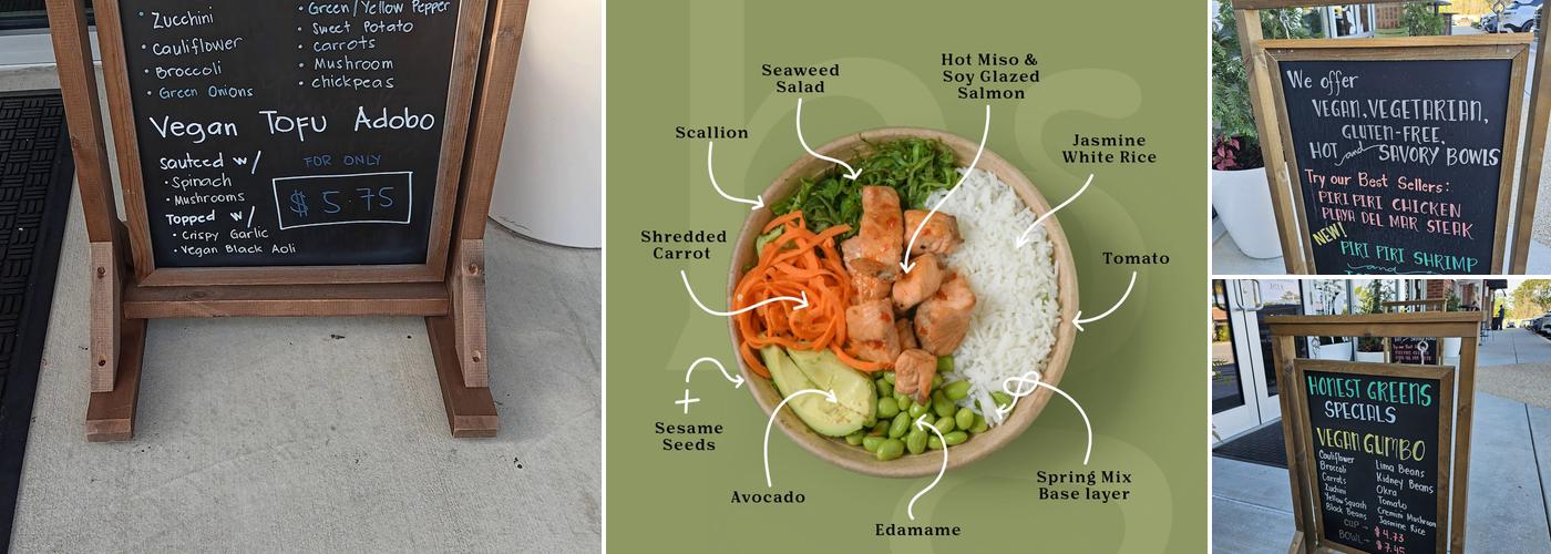 Honest Greens US Menu