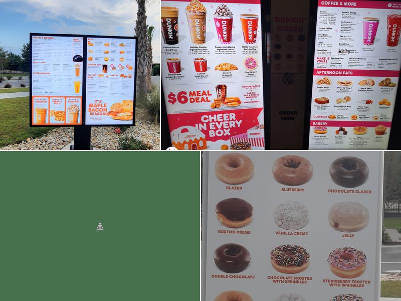 Dunkin' Menu