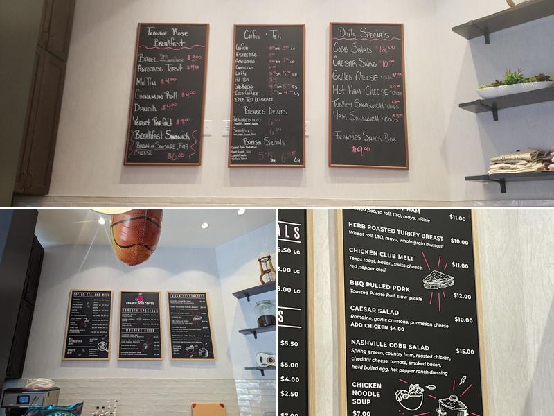Frankie Rose Coffee Menu