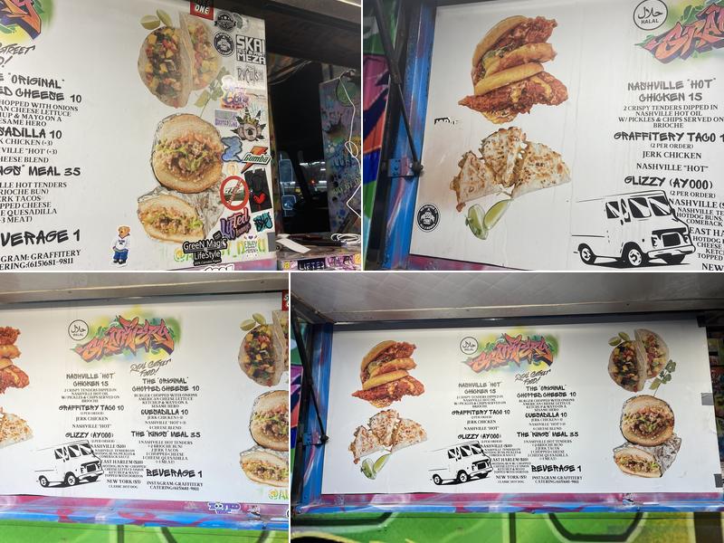 Graffitery Menu