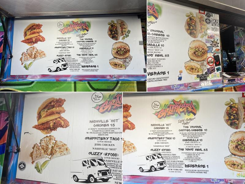 Graffitery Menu