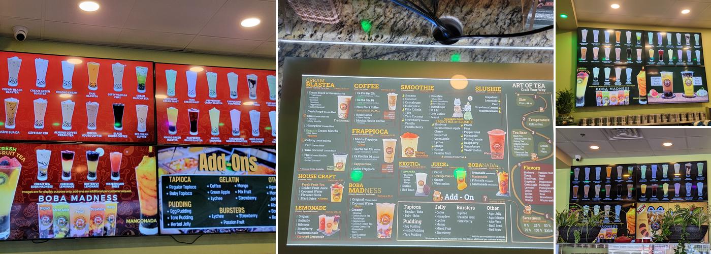 Teapioca Lounge Menu