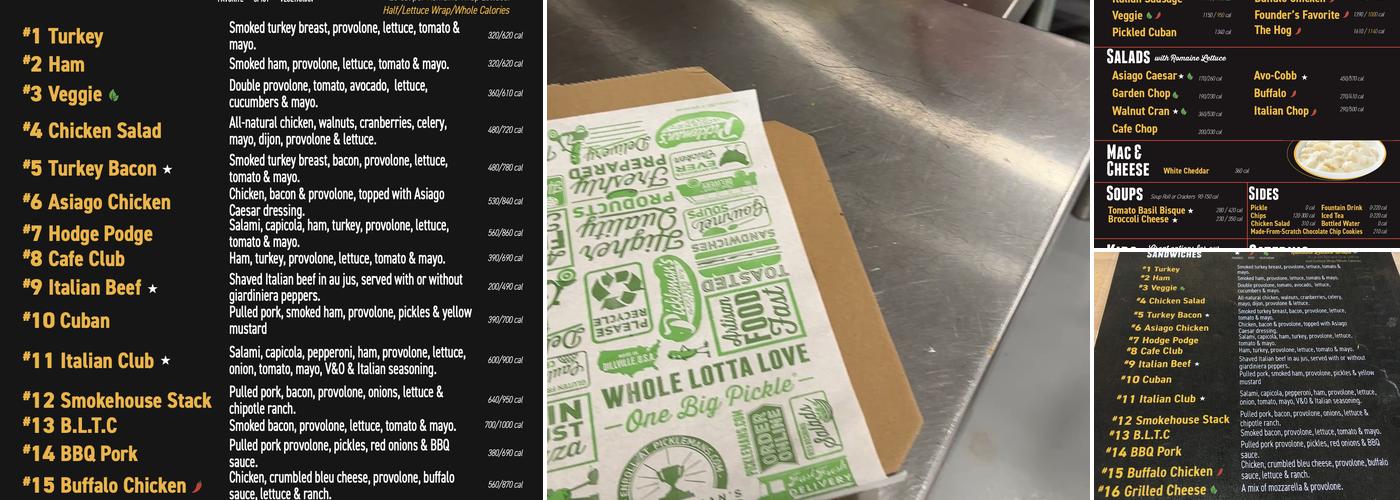 Pickleman's Olathe Menu