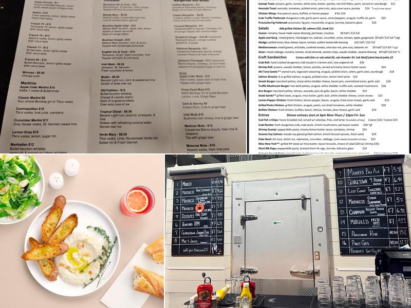 COVE Menu