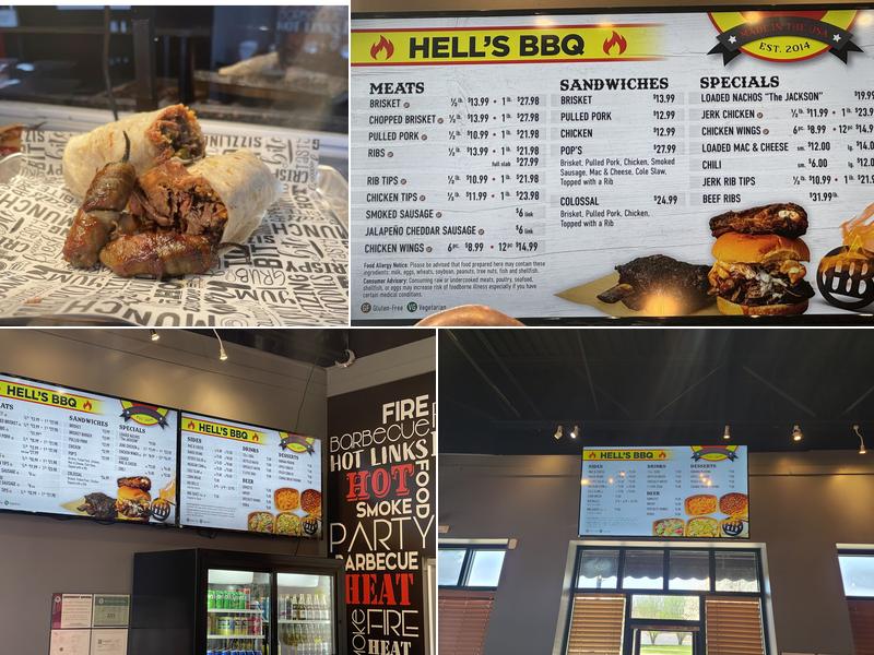 Hells BBQ Menu