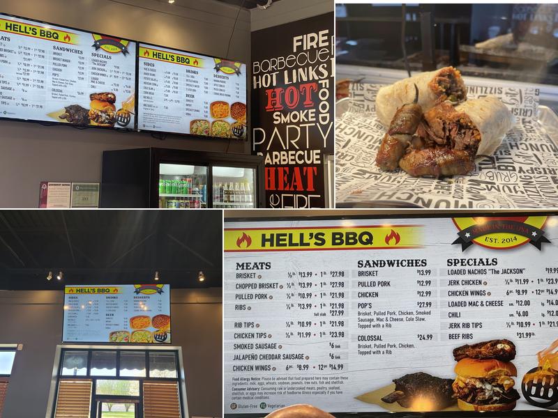 Hells BBQ Menu