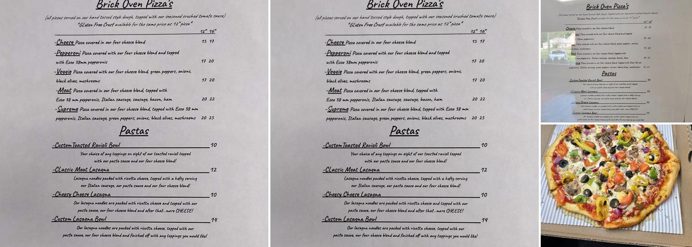 The American Pizza Kitchen Menu