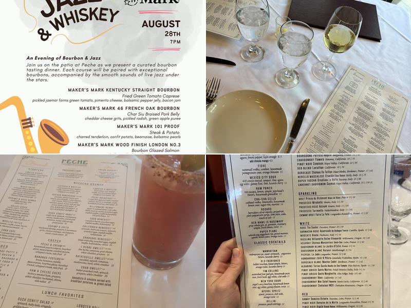 Pêche Modern Coastal Menu