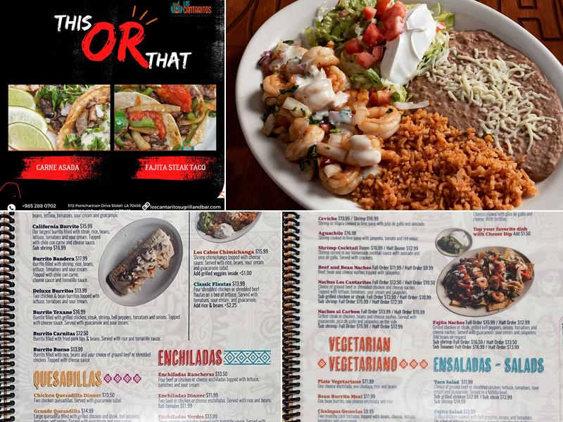 Cantaritos Menu